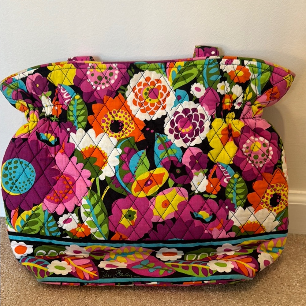 Vera Bradley Floral Tote Bag - Multicolor